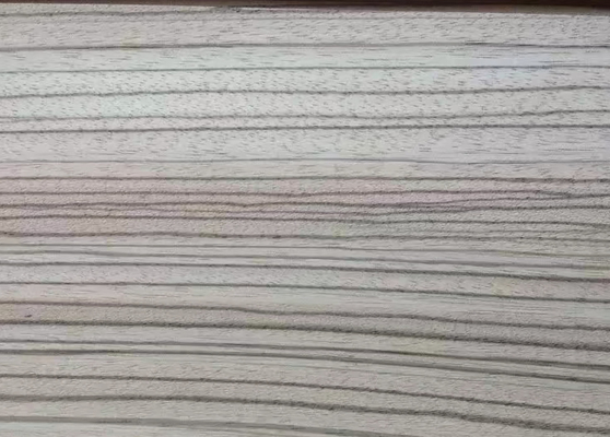 Venecedura de madera natural Zebrano El material de construcción perfecto para muebles
