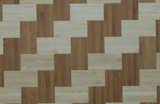 Carbonización pura Veneer de bambú tejido Veneer decorativo Ancho máximo 1,22 m