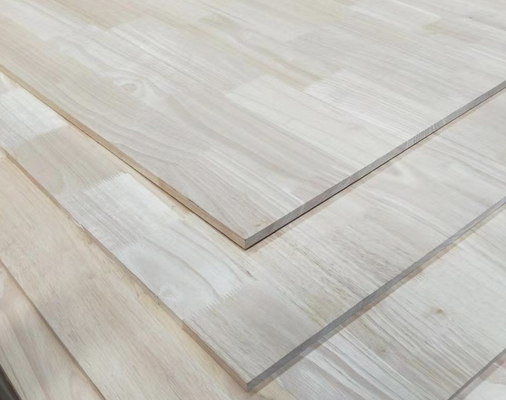 Tabla de empalme de madera de caucho anchura 1,22 m longitud 2,44 m