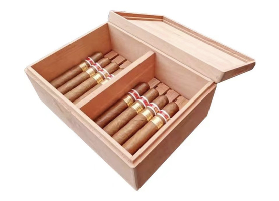 Control de Insectos Caja de cigarrillos de madera de cedro español / estuche de cigarrillos hidratante y transpirable