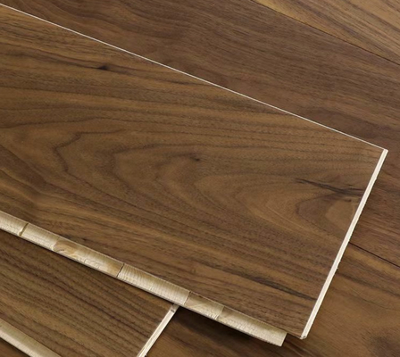 Material de decoración de interiores de suelo compuesto de nuez negra OEM
